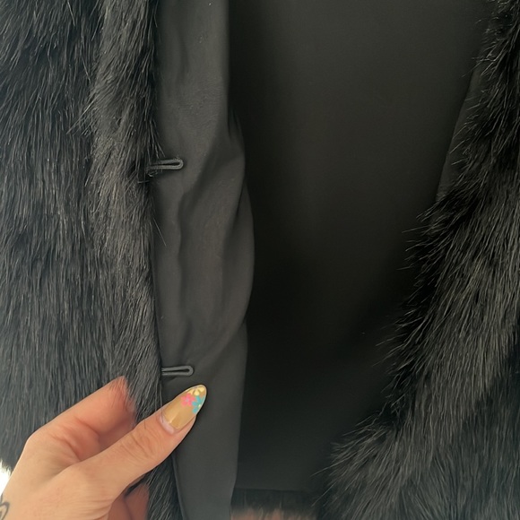 Michael Kors faux fur black vest - Picture 4 of 5